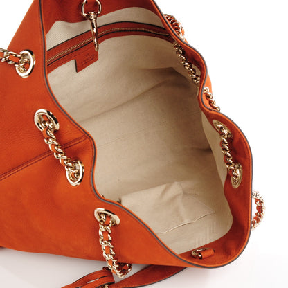 Gucci Vitello Range Medium Soho Chain Shoulder Bag Old Whisky 5 of 7