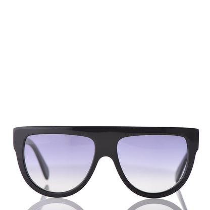 Celine Acetate Aviator Polarized Sunglasses CL 40001 Black 3 of 6