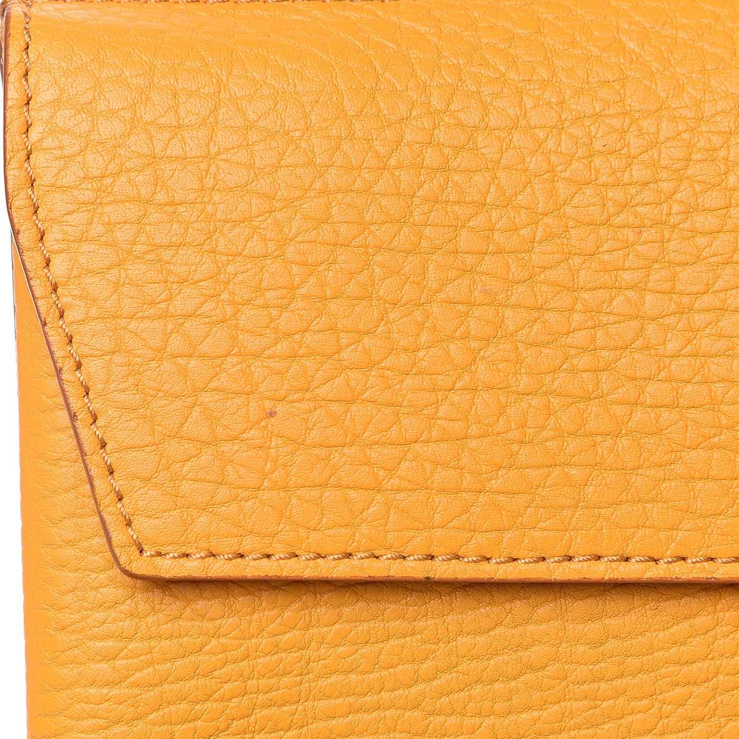 Crisped Calfskin Small Tie Knot Tote Saffron