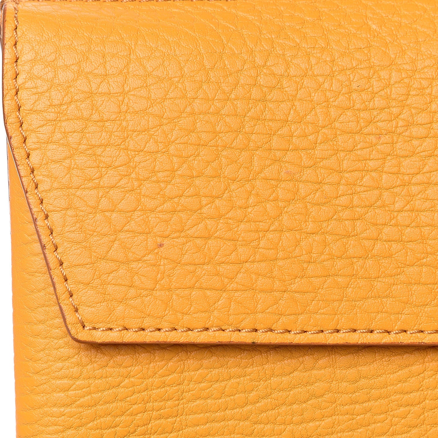 Celine Crisped Calfskin Small Tie Knot Tote Saffron 16 of 20