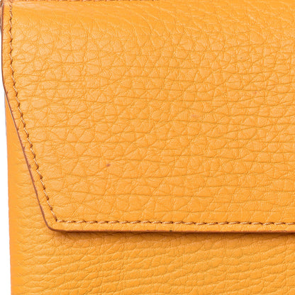 Celine Crisped Calfskin Small Tie Knot Tote Saffron 16 of 20