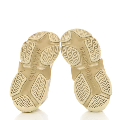 Balenciaga Fabric Mesh Womens Triple S Sneakers 39 White 5 of 9