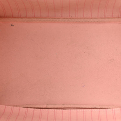 Louis Vuitton Damier Azur Neo Neverfull MM Rose Ballerine 13 of 16