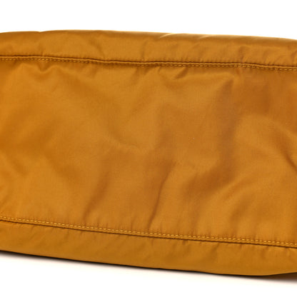 Prada Tessuto Nylon Saffiano Shopping Tote Yellow 12 of 22