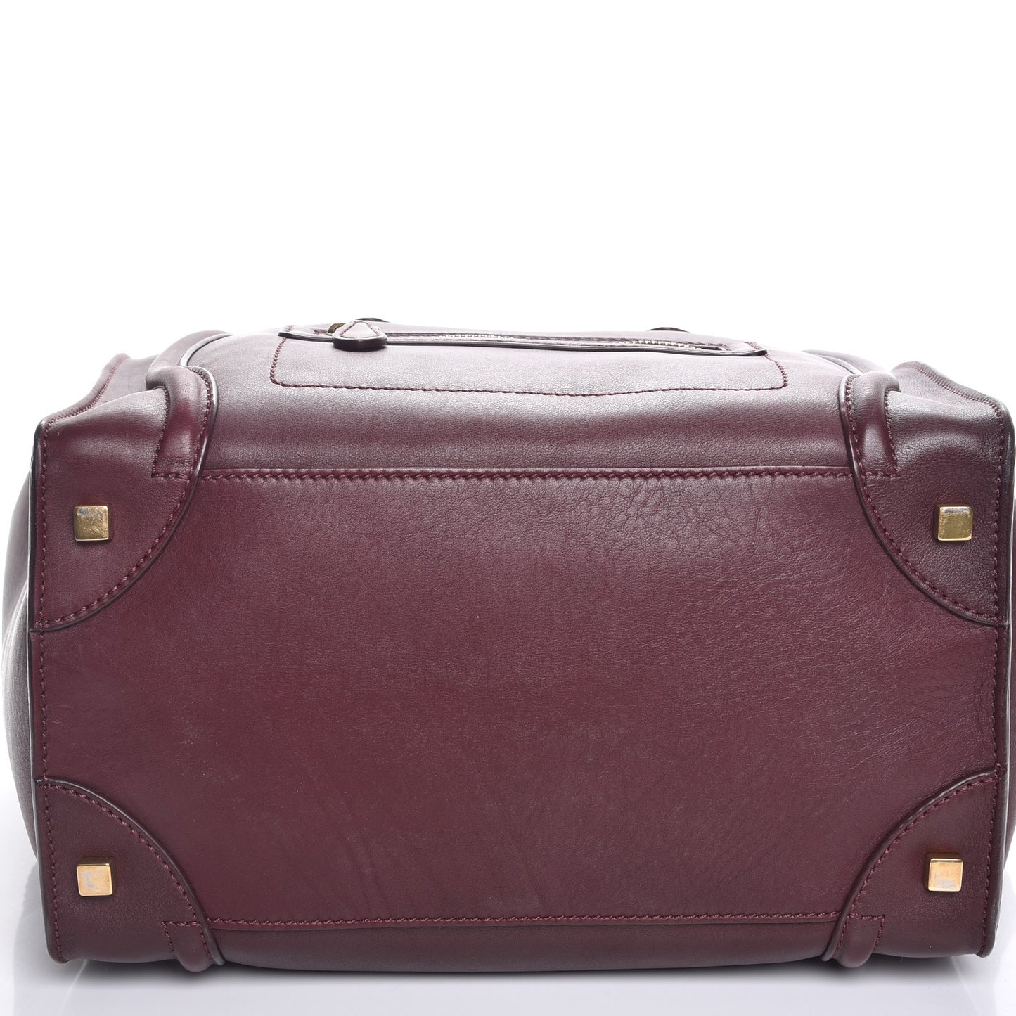 Smooth Calfskin Mini Luggage Burgundy