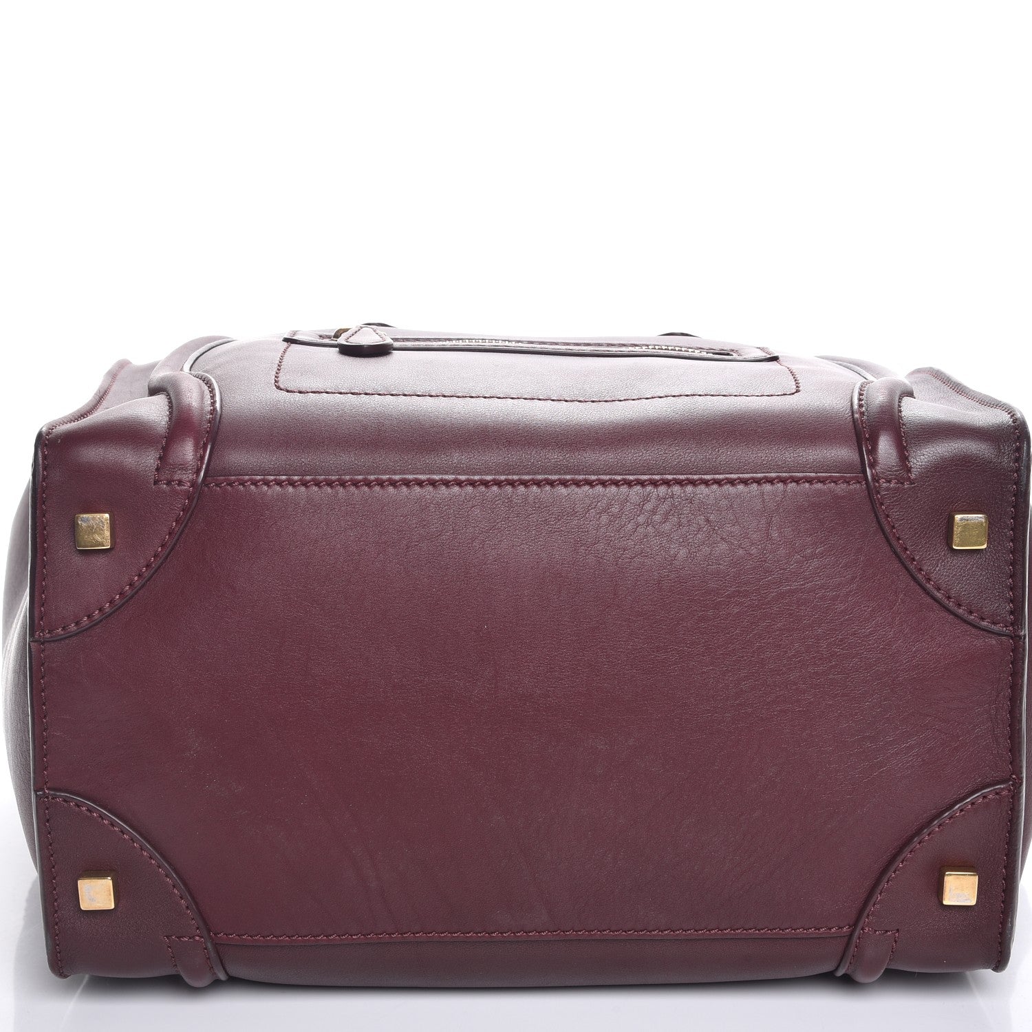 Celine Smooth Calfskin Mini Luggage Burgundy 9 of 9