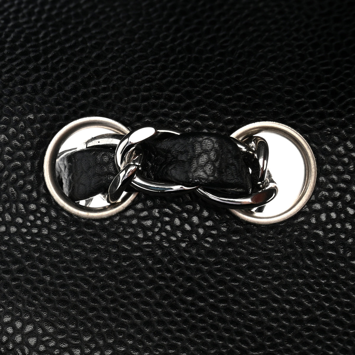 Caviar Quilted Jumbo Single Flap Black