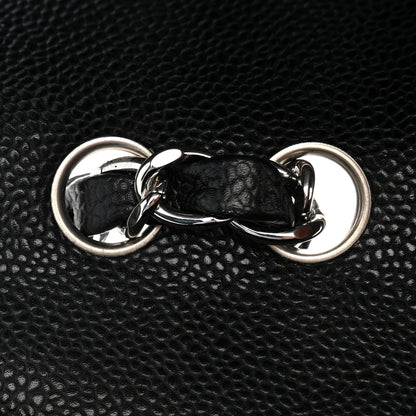 Chanel Caviar Quilted Jumbo Single Flap Black 12 of 13