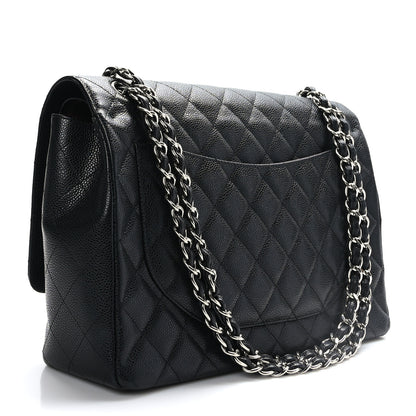 Chanel Caviar Quilted Maxi Double Flap Black 3 of 9