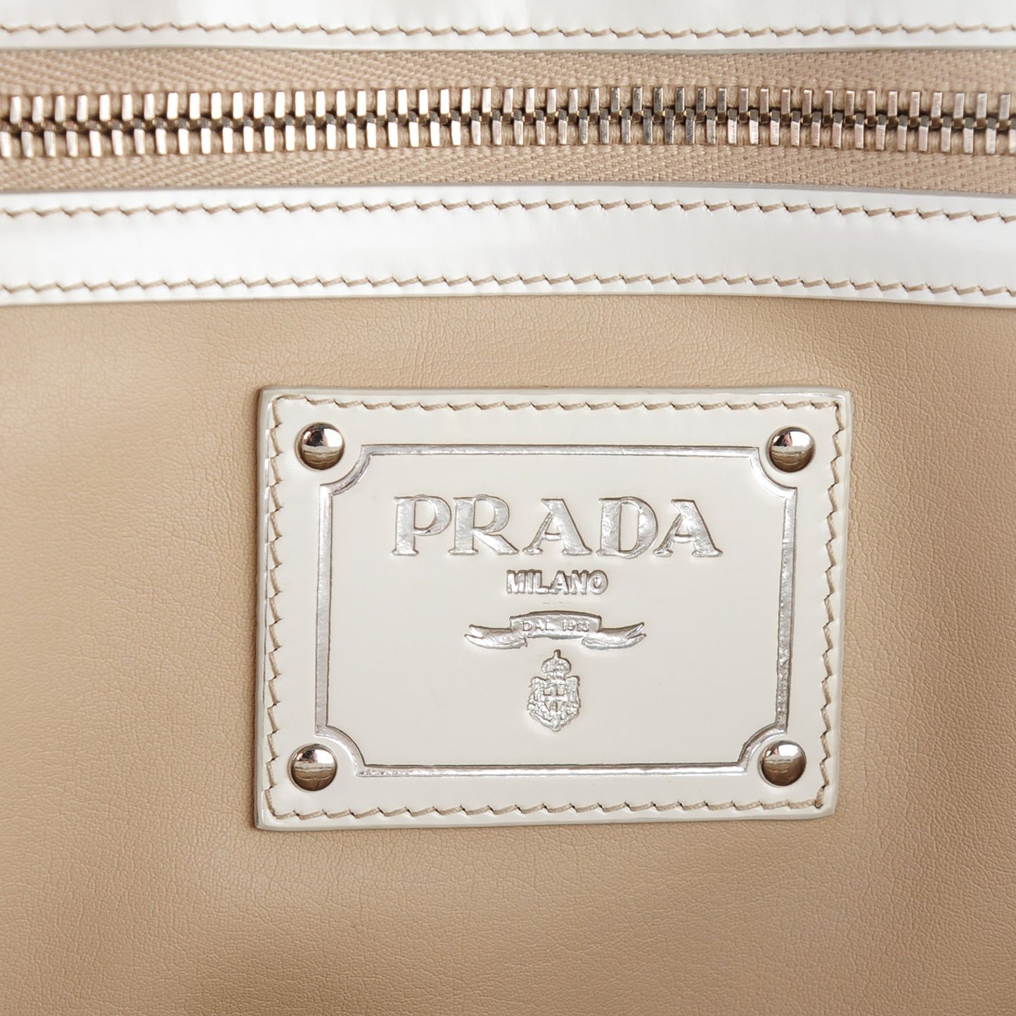 Spazzolato Crystal Tote Talco