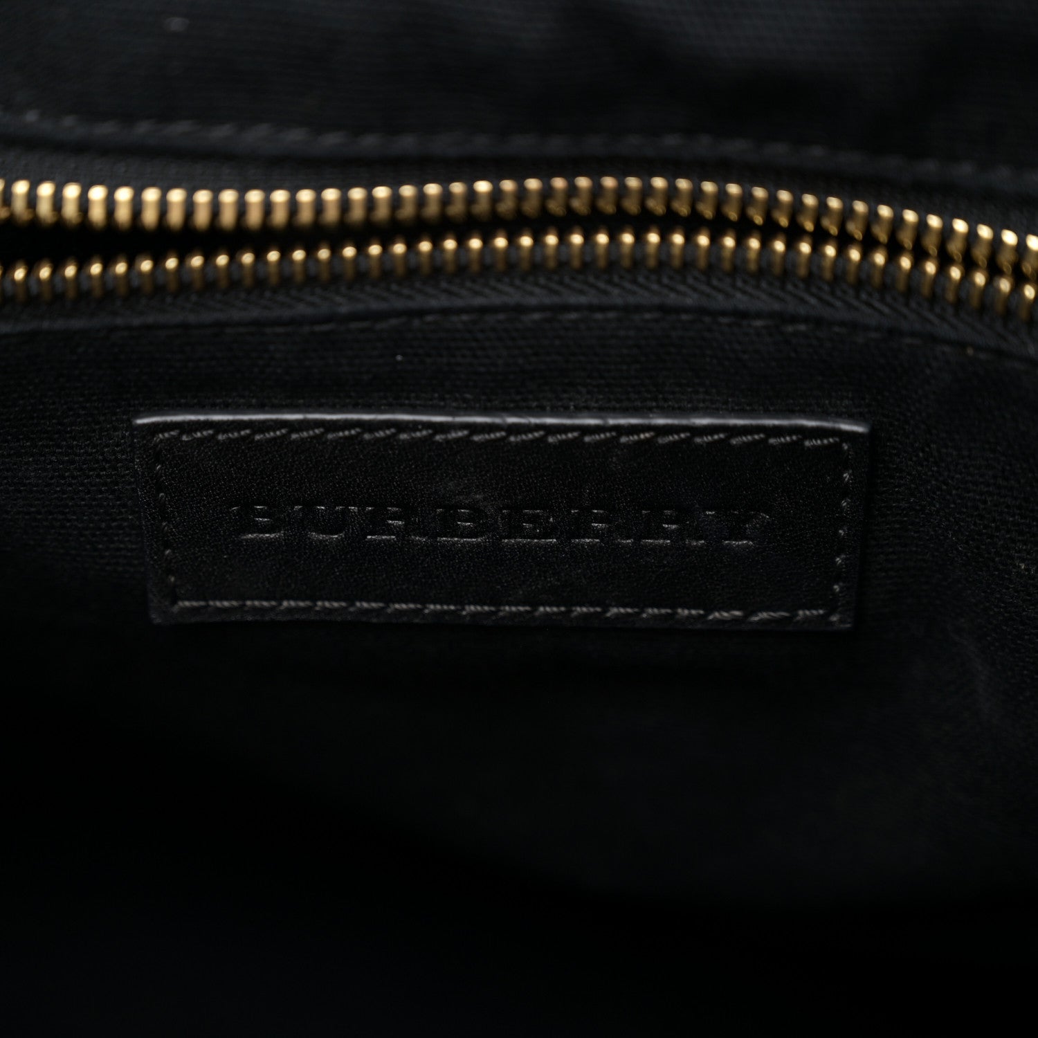Burberry Canvas Mega Check Studded Medium Ashby Bucket Bag Black 6 of 10