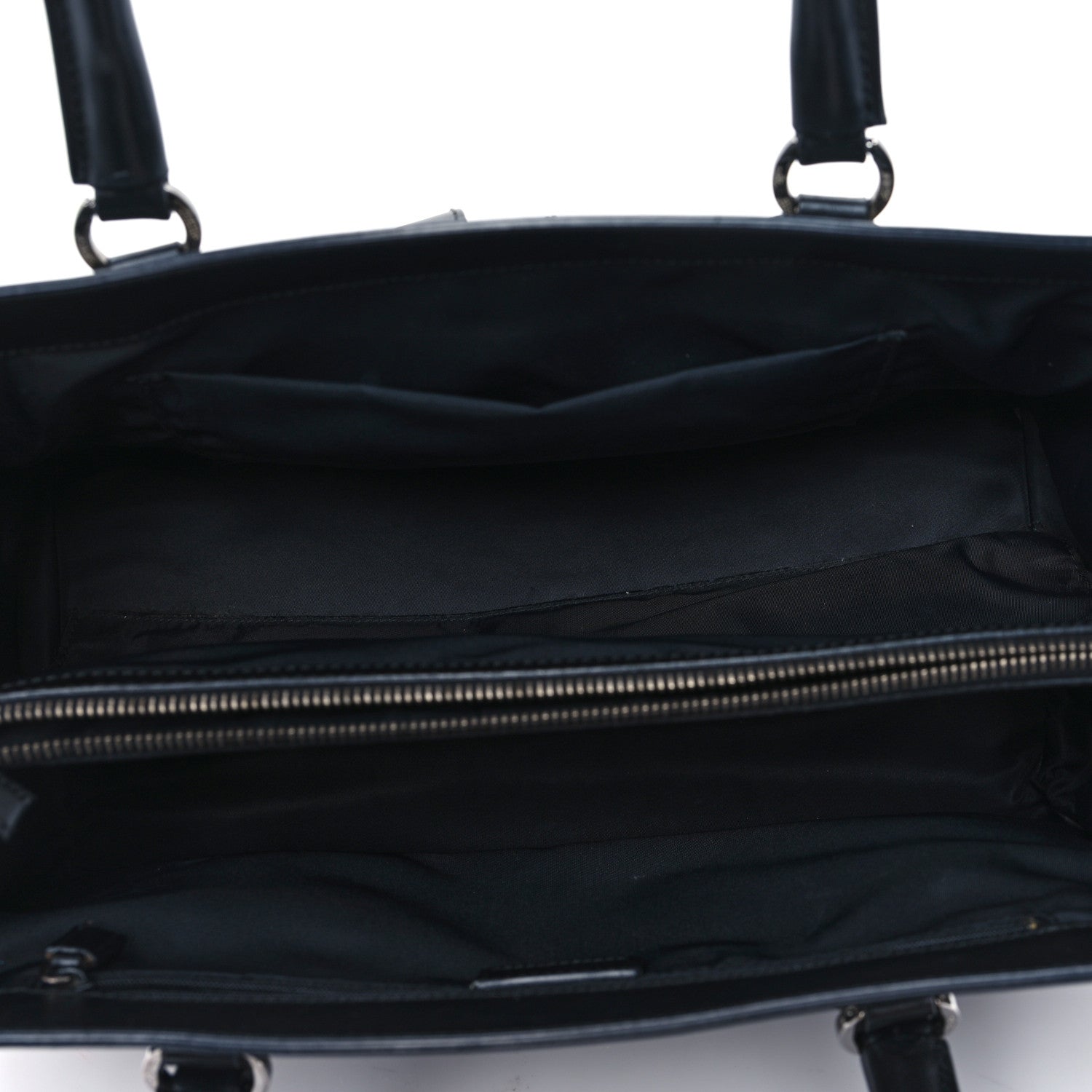 Christian Dior Monogram Calfskin Pocket Tote Black 5 of 12
