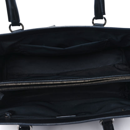 Christian Dior Monogram Calfskin Pocket Tote Black 5 of 12