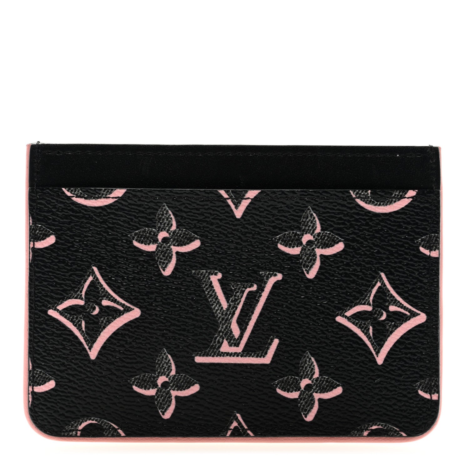 Louis Vuitton Monogram Fall for You LV Side-Up Card Holder Black 1 of 6
