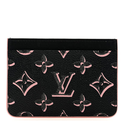 Louis Vuitton Monogram Fall for You LV Side-Up Card Holder Black 1 of 6