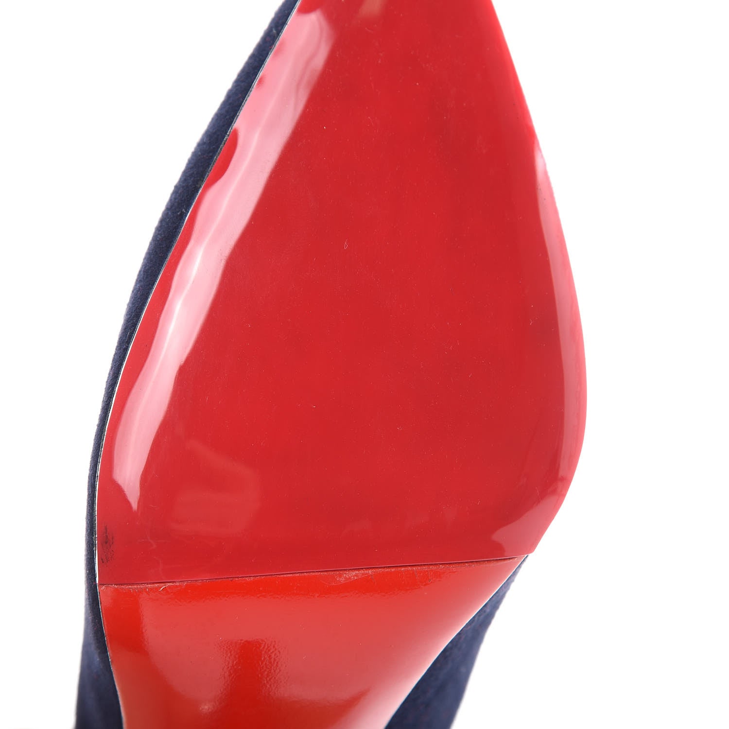 Christian Louboutin Veau Velours So Kate 120 Pumps 37.5 Navy 5 of 8