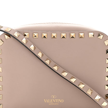 Valentino Garavani Calfskin Rockstud Camera Crossbody Bag Poudre 7 of 9