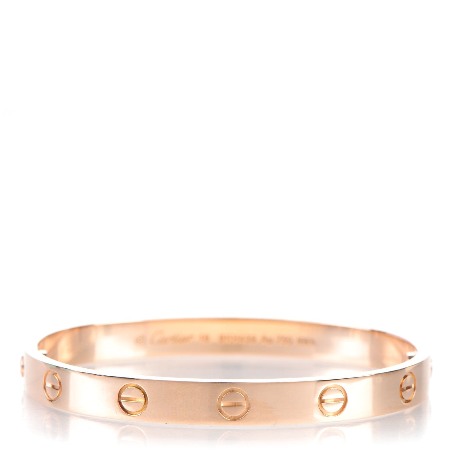 Cartier 18K Pink Gold LOVE Bracelet 16 1 of 6