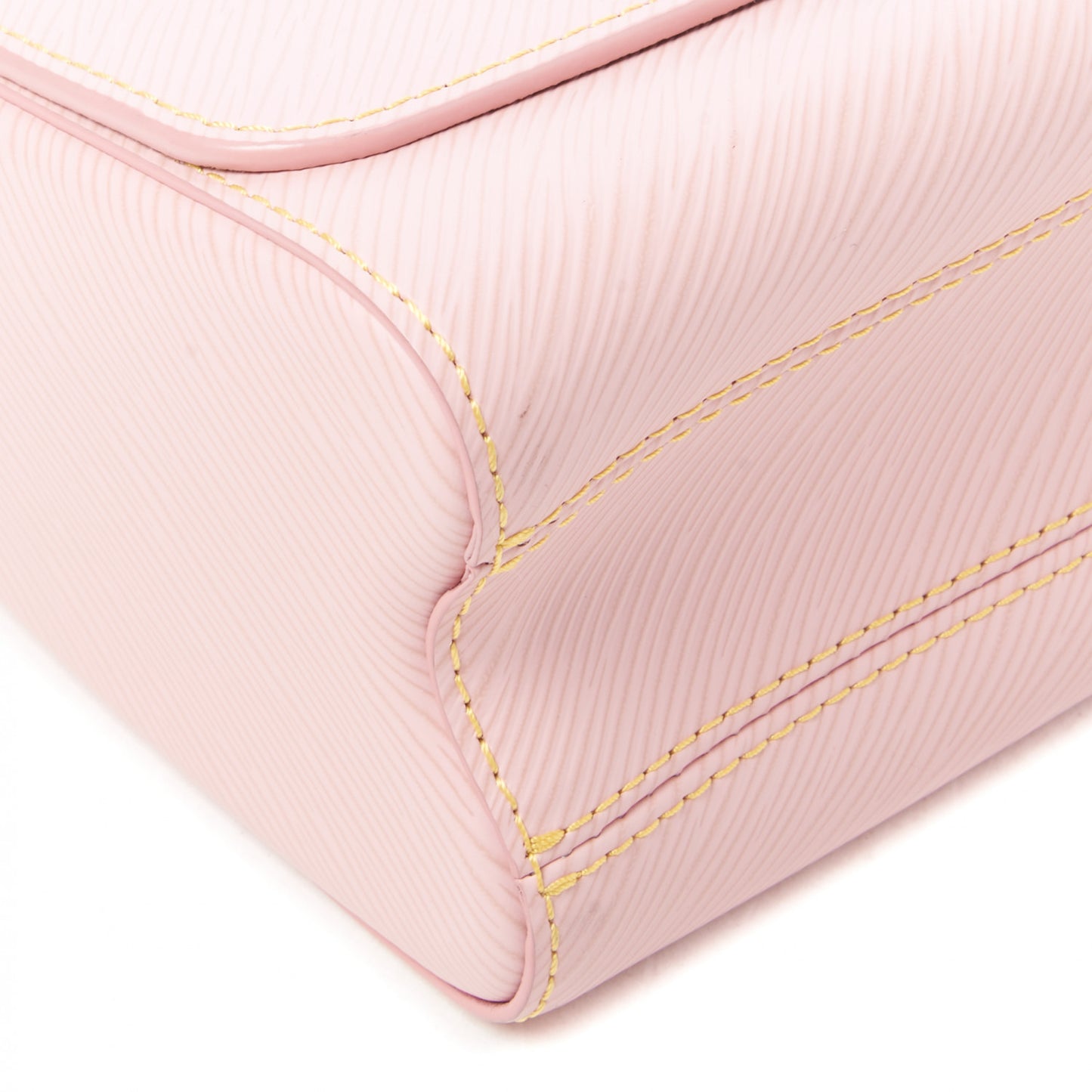 Epi Twist Shoulder Bag MM Rose Ballerine