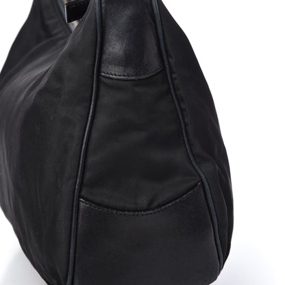 Prada Tessuto Nylon Vitello Shoulder Bag Black 15 of 15