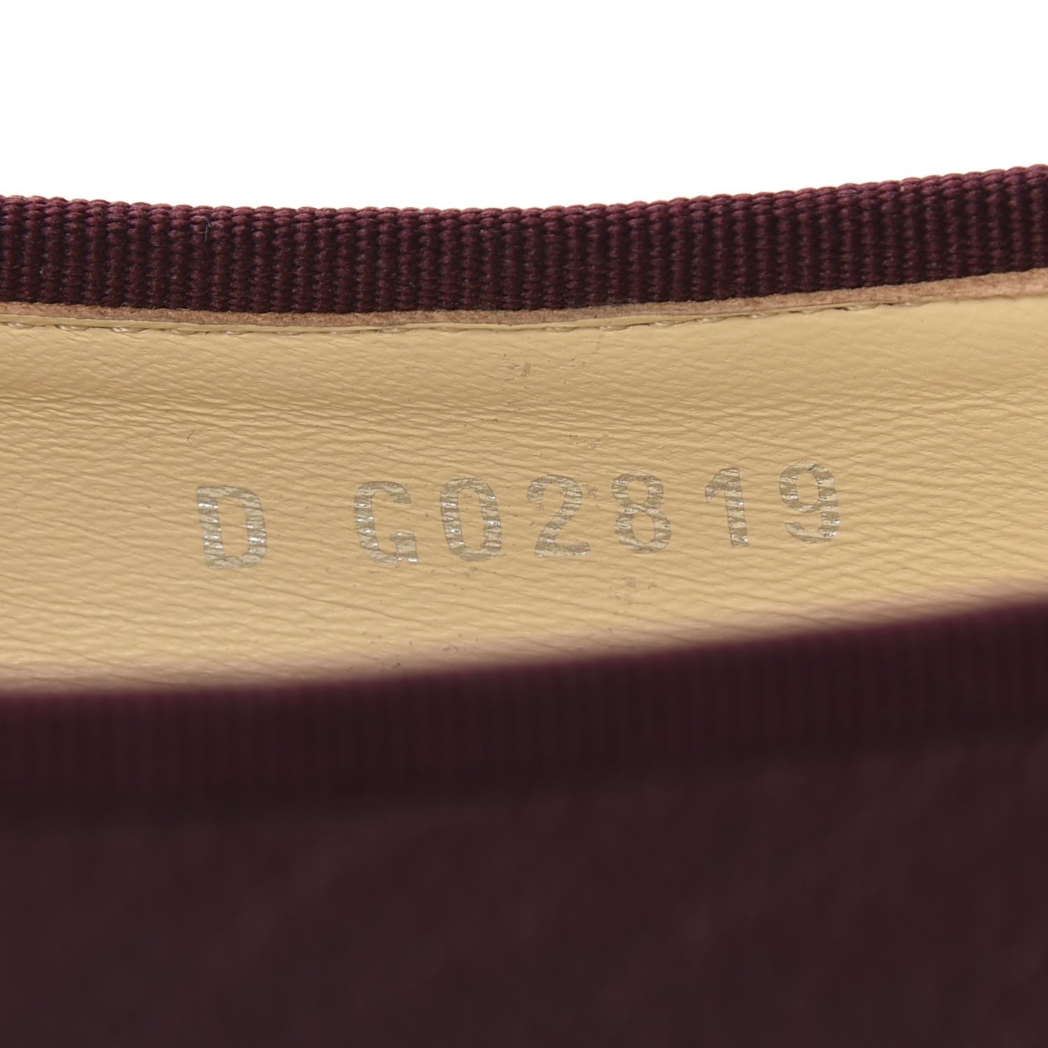 Chanel Goatskin Patent Cap Toe CC Ballerina Flats 39 Burgundy 8 of 12