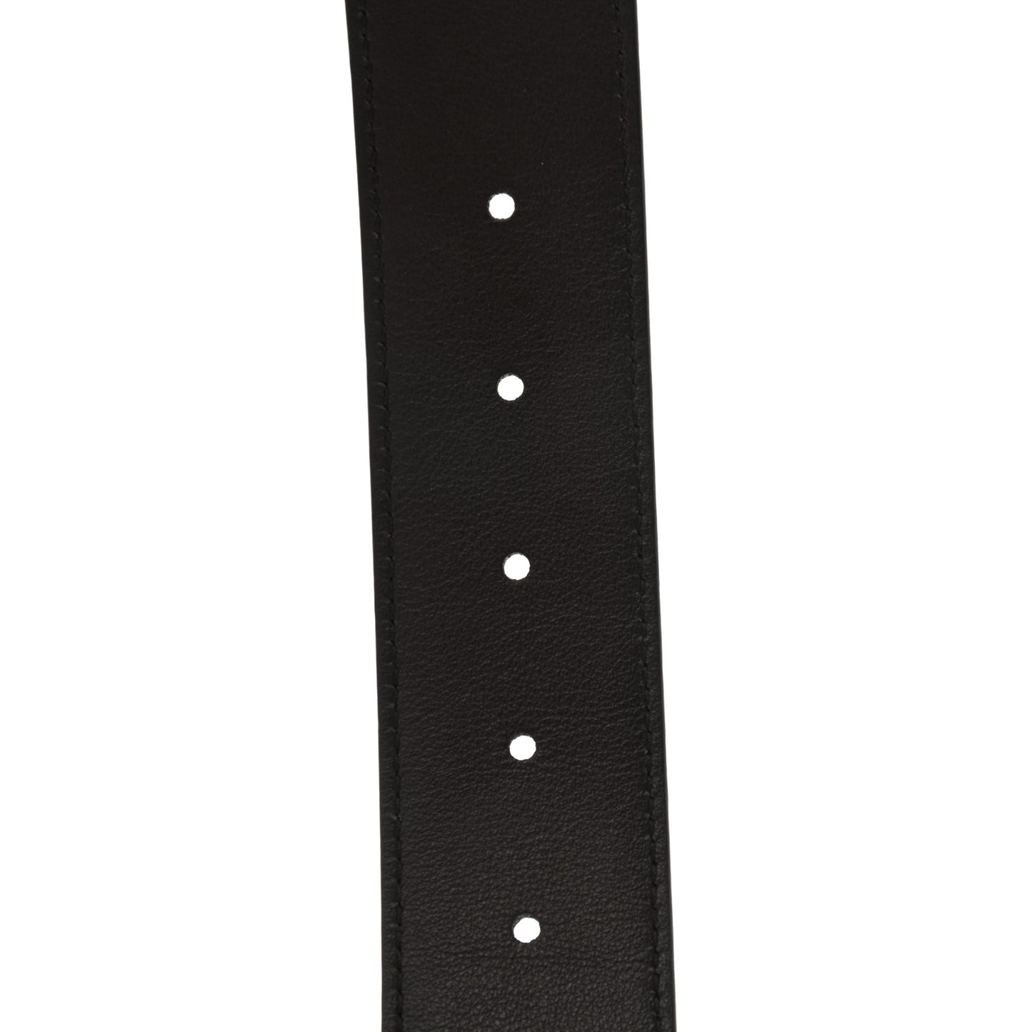 Dollar Calfskin Interlocking G Belt 90 36 Dark Brown