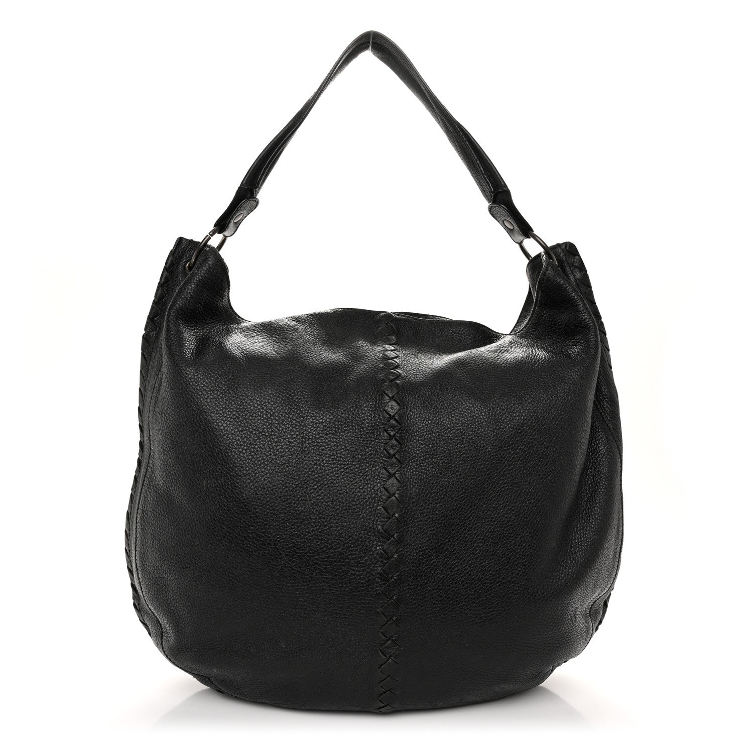 Bottega Veneta Cervo Deerskin Large Hobo Black 1 of 14