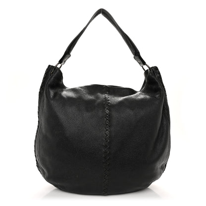 Bottega Veneta Cervo Deerskin Large Hobo Black 1 of 14