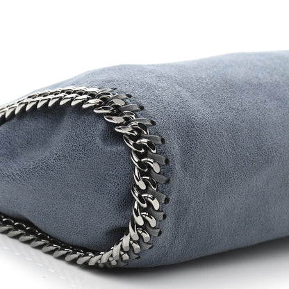 Stella McCartney Shaggy Deer Mini Falabella Fold Over Tote Light Blue 9 of 12