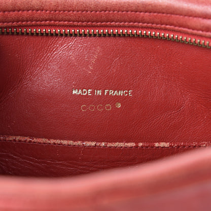 Chanel Lambskin Quilted Crossbody Red 7 of 24