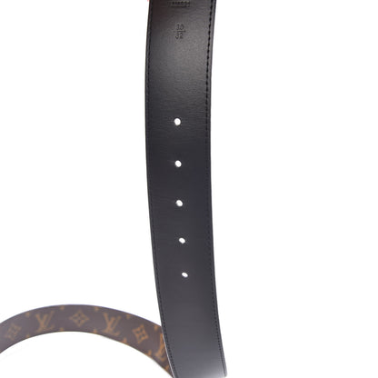 Louis Vuitton Calfskin Monogram 30mm LV Initiales Reversible Belt 80 32 Black 5 of 7