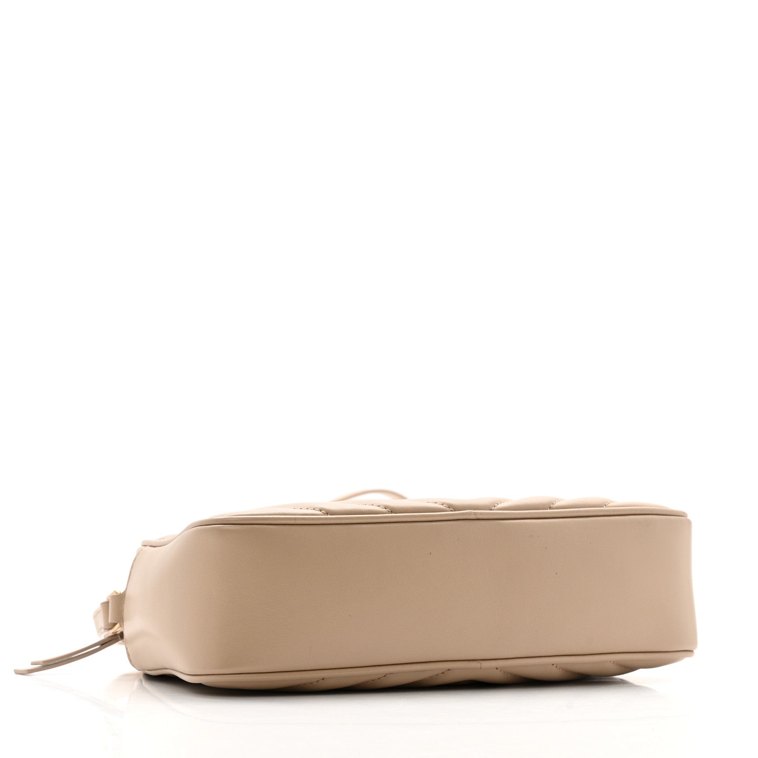 Saint Laurent Calfskin Matelasse Monogram Lou Camera Bag Dark Beige 4 of 13