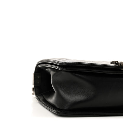 Chanel Lambskin Quilted Medium Boy Flap Black 9 of 11