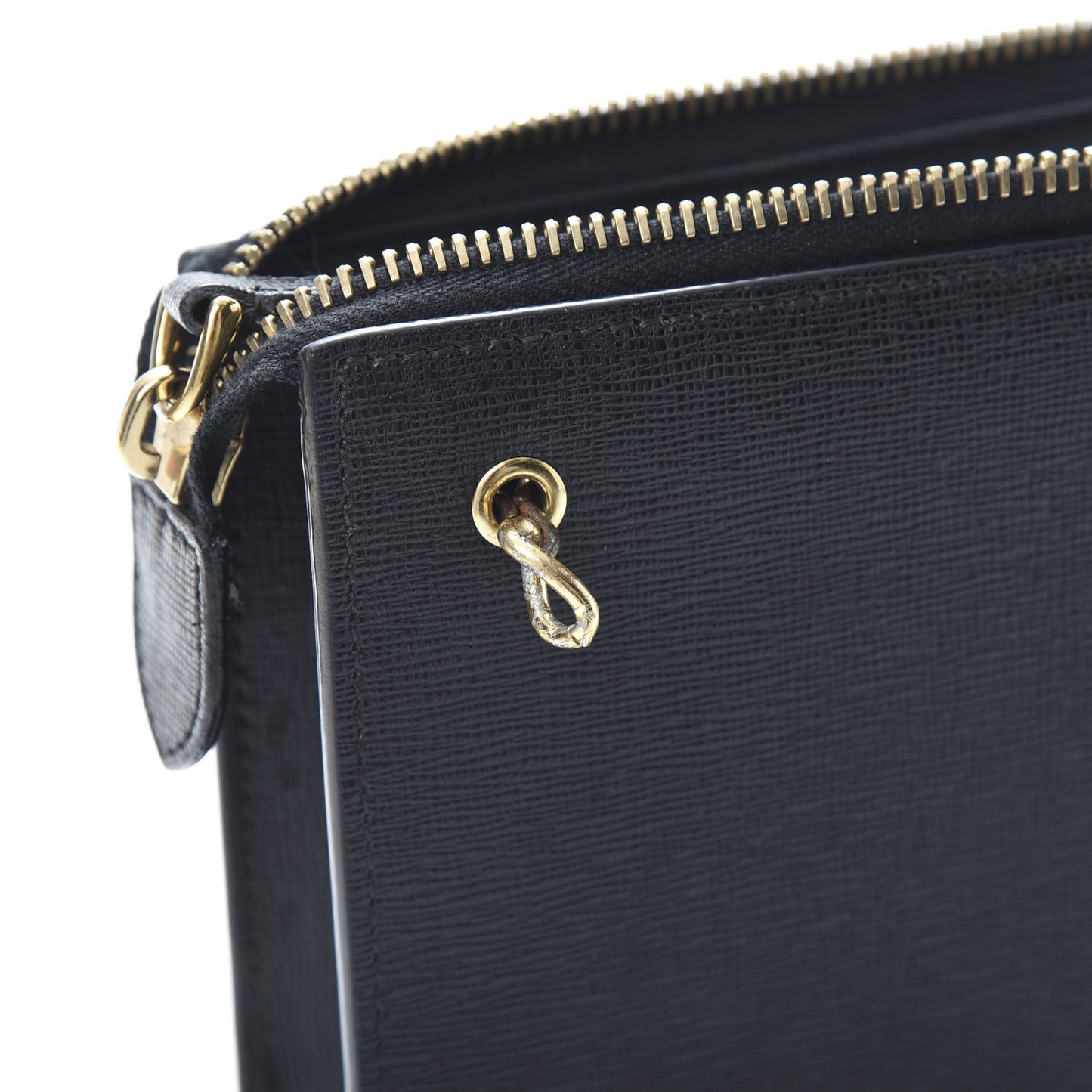 Vitello Elite Studded Monster Crossbody Bag Black