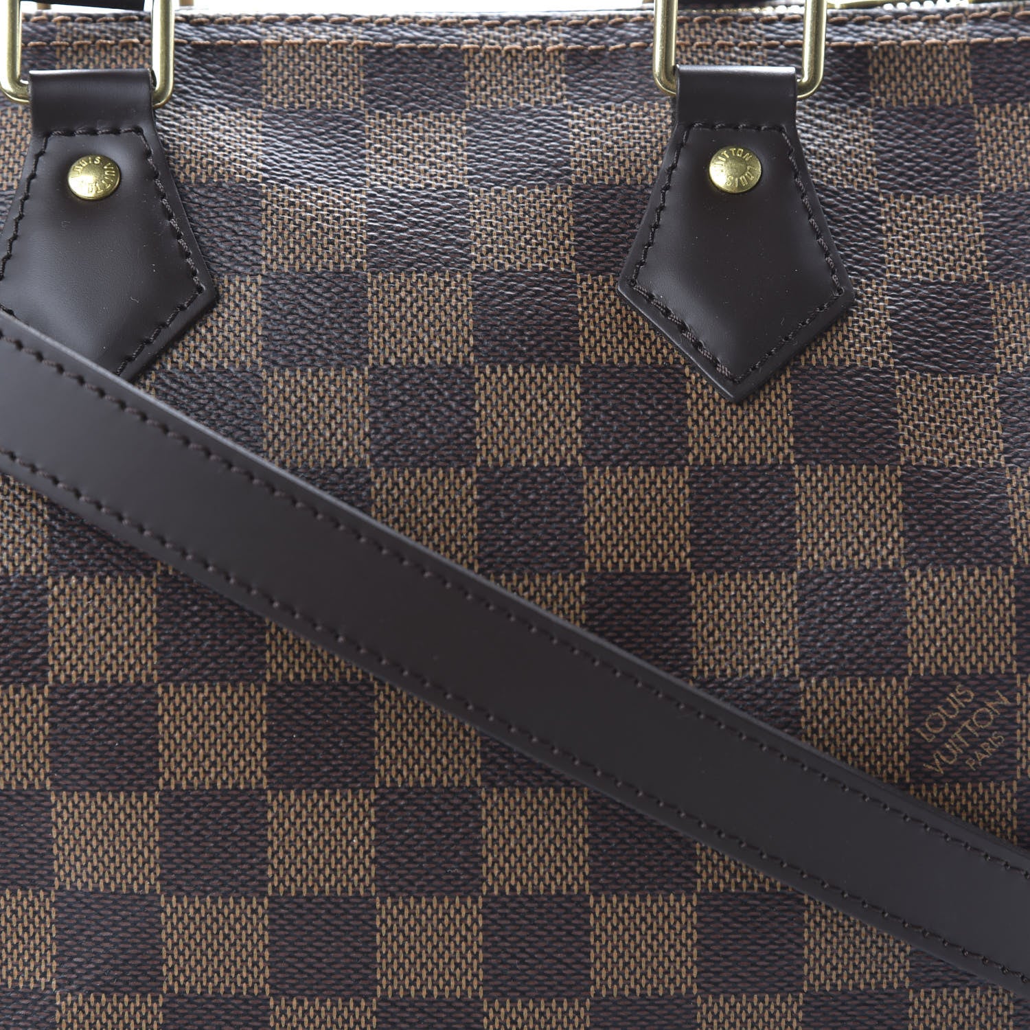 Louis Vuitton Damier Ebene Speedy Bandouliere 25 9 of 9