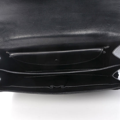 Hermes Lizard Sac Cordeliere Black 7 of 22