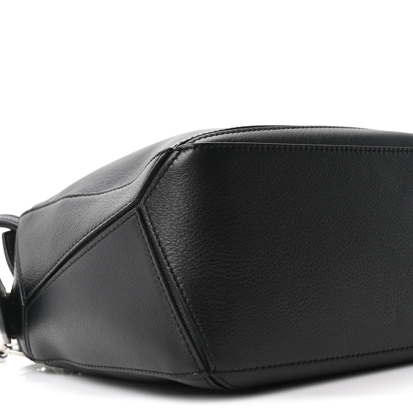 Calfskin Small Puzzle Bag Black