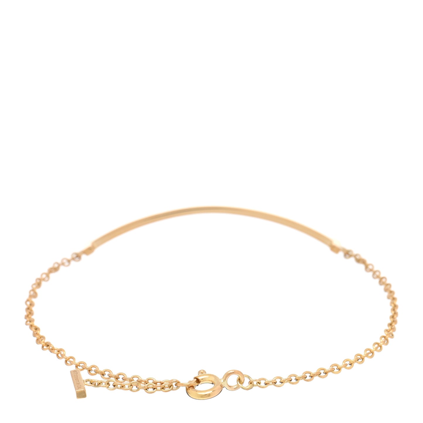 18K Yellow Gold T Smile Bracelet