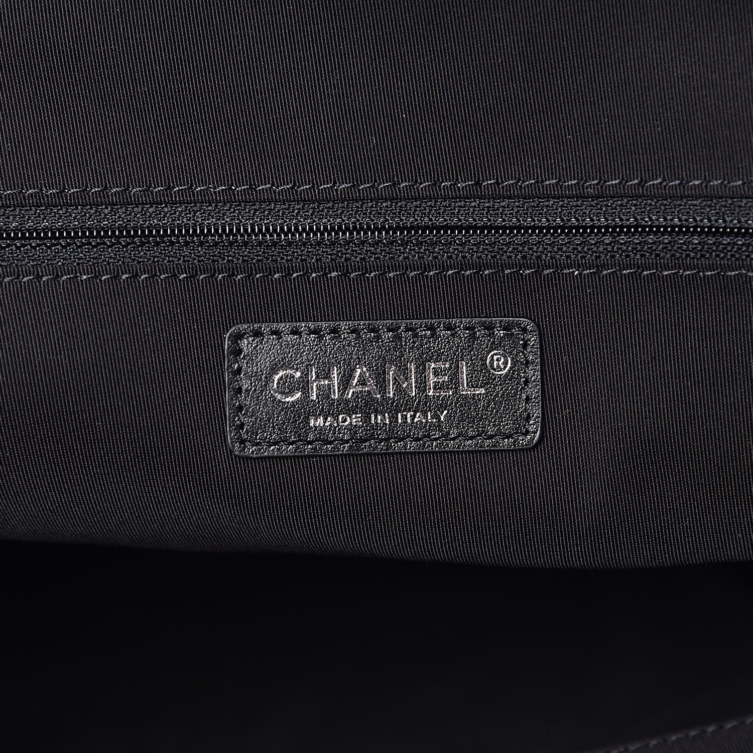 Chanel Aged Calfskin Chevron Large Soft Bowling Bag Black 6 of 12