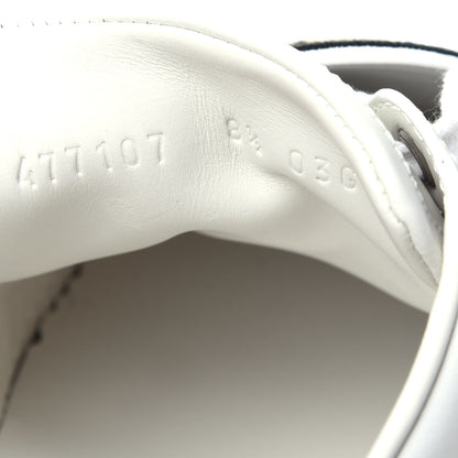 Gucci Calfskin Ayers Web Tiger Embroidered Mens Ace Sneakers 8.5 White 10 of 15