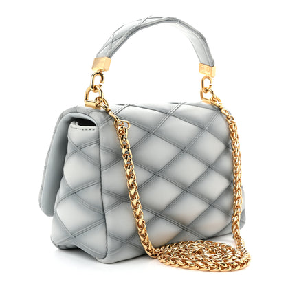 Louis Vuitton Lambskin Malletage GO-14 MM Ecume 4 of 10