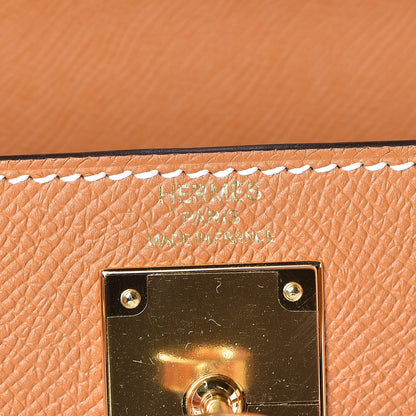 Hermes Epsom Kelly Sellier 28 Toffee 19 of 37