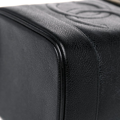 Chanel Caviar Vanity Cosmetic Case Black 13 of 17