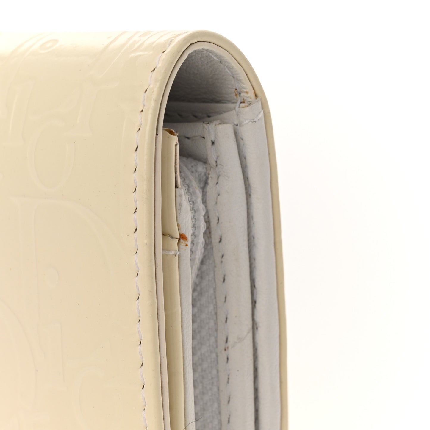Patent Ultimate Rendez-Vous Chain Wallet White