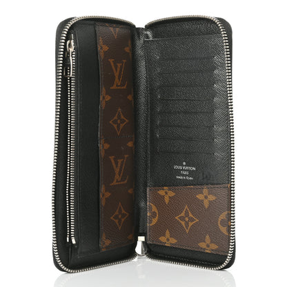 Louis Vuitton Monogram Macassar Vertical Zippy Wallet 5 of 6