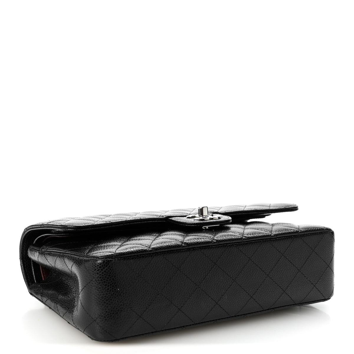 Chanel Caviar Quilted Medium Double Flap Black 7 of 19