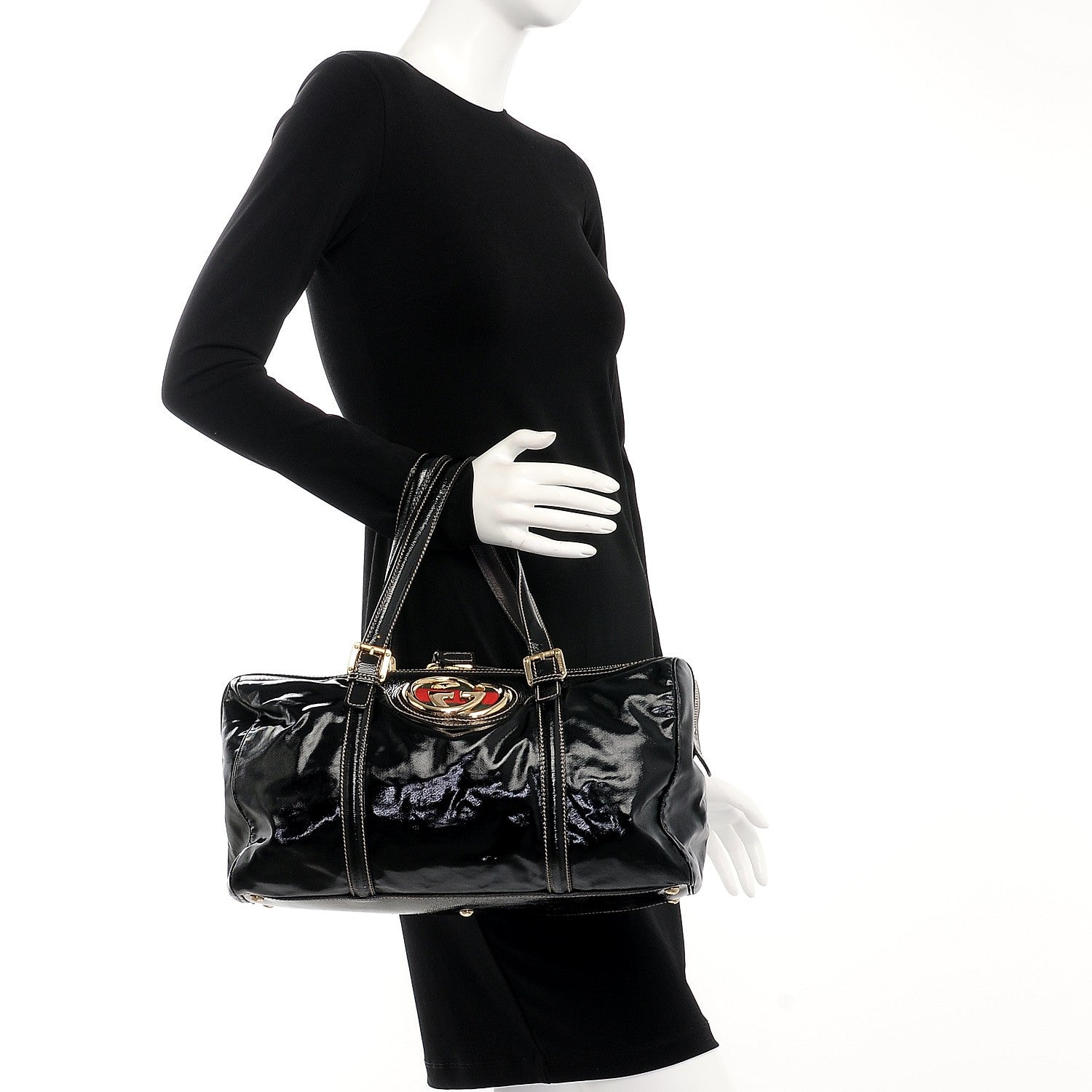 Gucci Dialux Medium Britt Boston Black 2 of 7