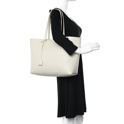Saint Laurent Calfskin Large Shopping Tote Porcellana 2 of 12