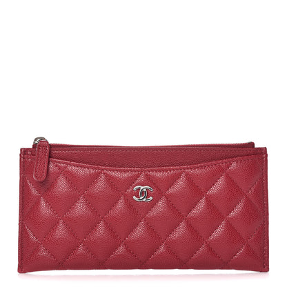 Chanel Caviar Quilted Classic Zip Pouch Pink 1 of 10