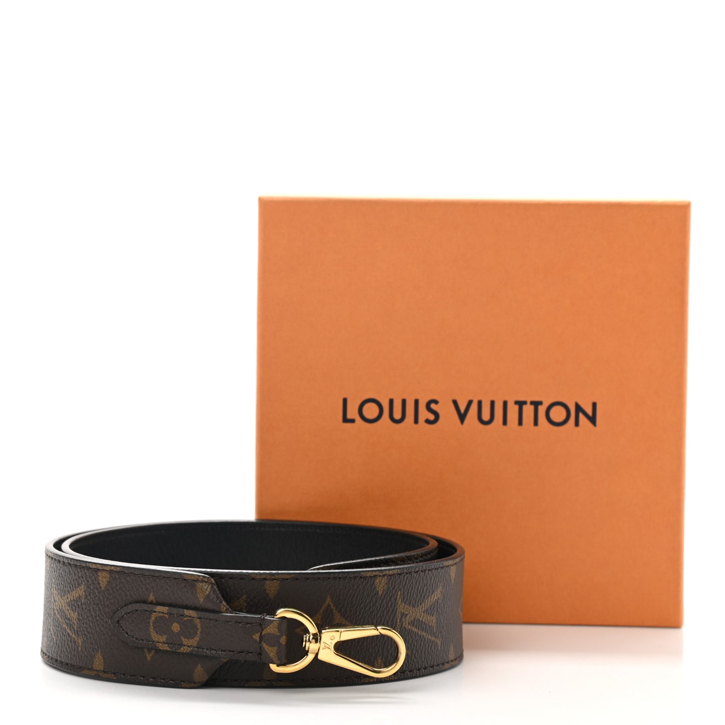 Monogram Bandouliere Shoulder Strap Black